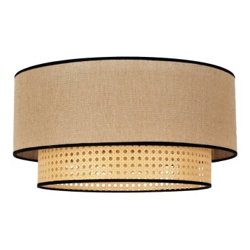 Duolla - Stropné svietidlo BOHO 1xE27/15W/230V pr. 45 cm béžová/ratan