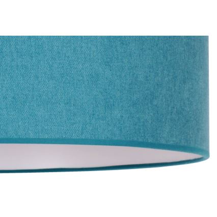 Duolla - Stropné svietidlo BRISTOL 1xE27/15W/230V pr. 45 cm tyrkysová/biela