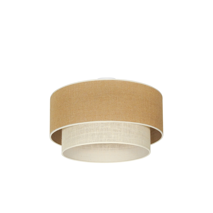 Duolla - Stropné svietidlo YUTE BOHO 3xE27/15W/230V pr. 60 cm hnedá/krémová