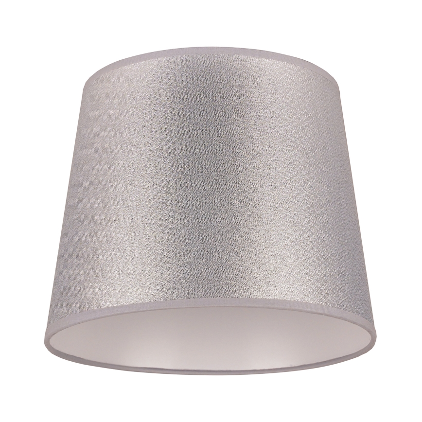 Duolla - Tienidlo k stolnej lampe CLASSIC M E27 pr. 24 cm strieborná