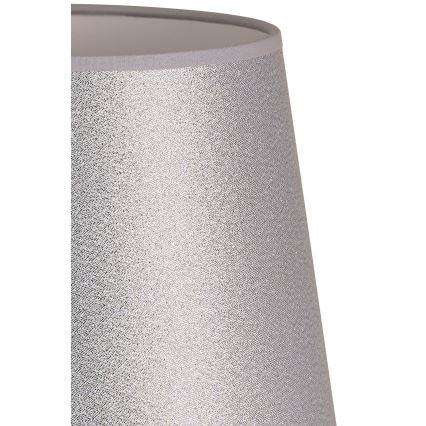 Duolla - Tienidlo k stolnej lampe CLASSIC M E27 pr. 24 cm strieborná