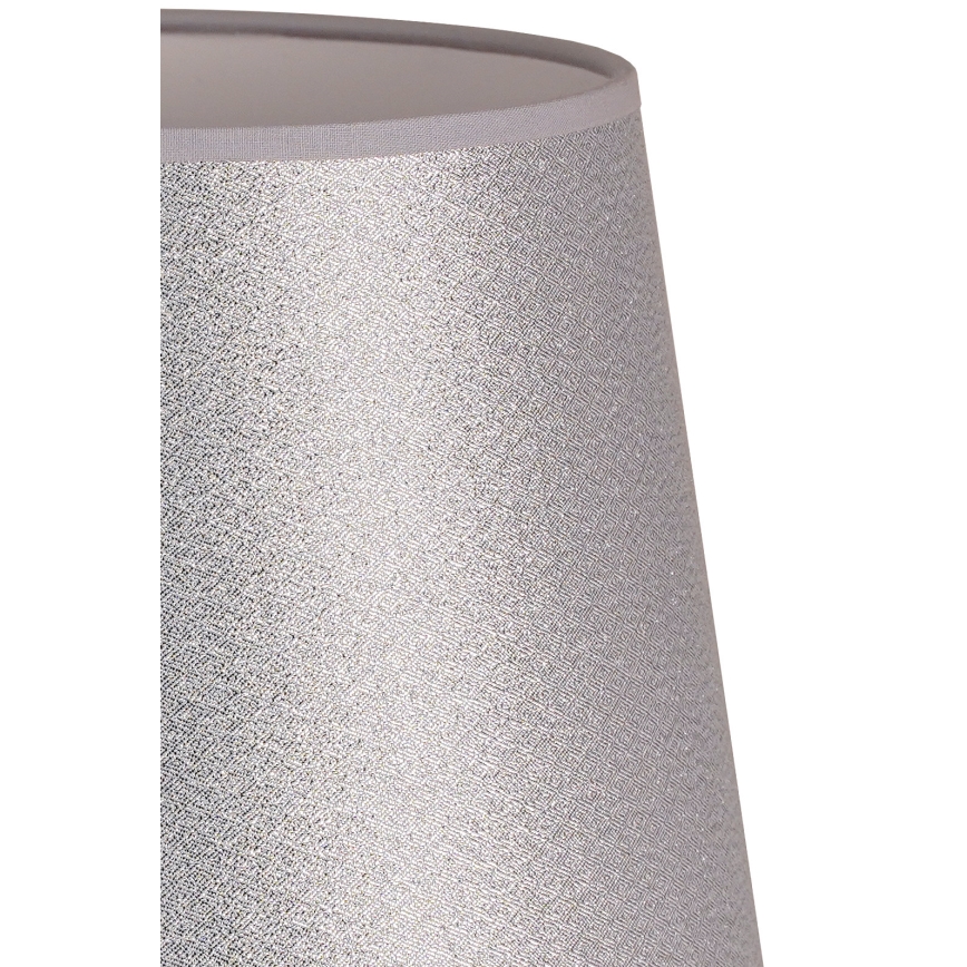 Duolla - Tienidlo k stolnej lampe CLASSIC M E27 pr. 24 cm strieborná