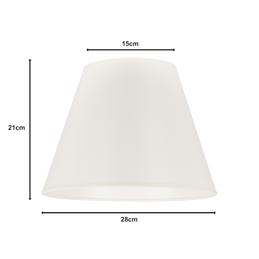 Duolla - Tienidlo k stolnej lampe SOFIA S E27 pr. 28 cm béžová