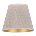 Duolla - Tienidlo k stolnej lampe SOFIA XS E14 pr. 18,5 cm béžová
