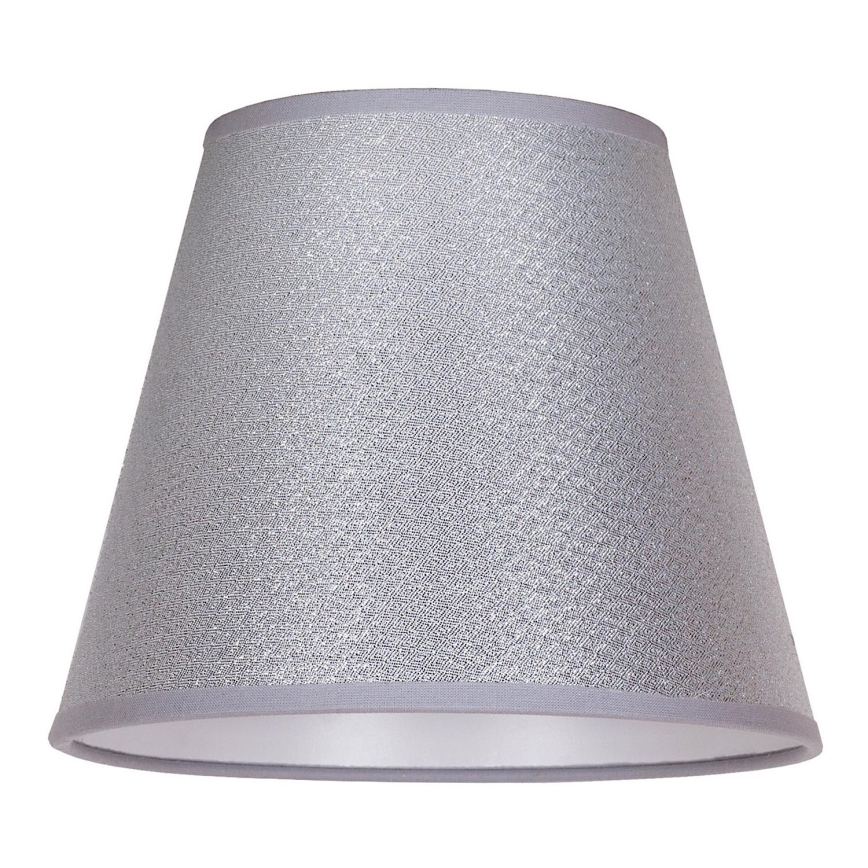 Duolla - Tienidlo k stolnej lampe SOFIA XS E14 pr. 18,5 cm strieborná