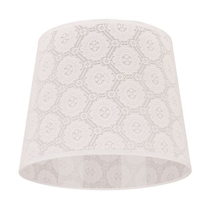 Duolla - Tienidlo k stolný lampě CLASSIC M E27 pr. 24 cm biela
