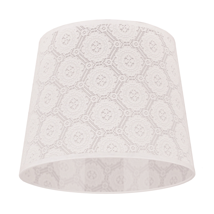 Duolla - Tienidlo k stolný lampě CLASSIC M E27 pr. 24 cm biela