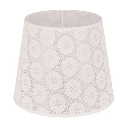 Duolla - Tienidlo k stolný lampě CLASSIC M E27 pr. 24 cm biela