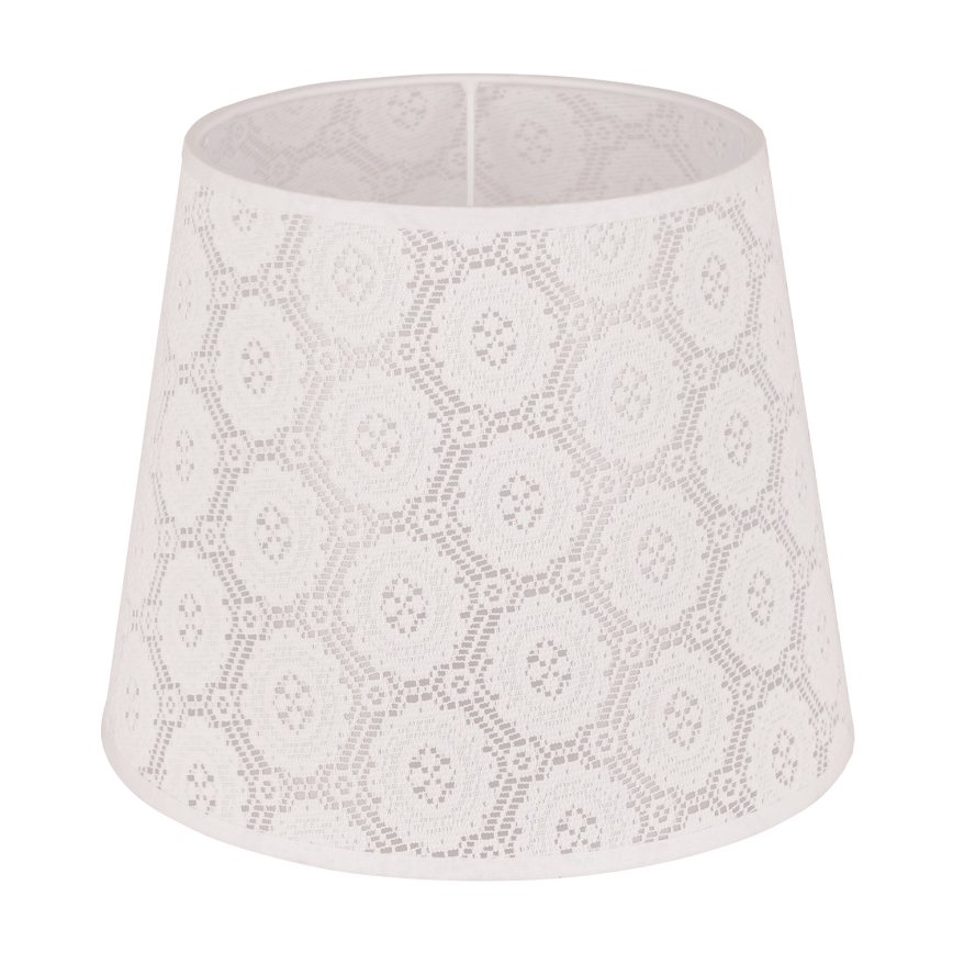 Duolla - Tienidlo k stolný lampě CLASSIC M E27 pr. 24 cm biela