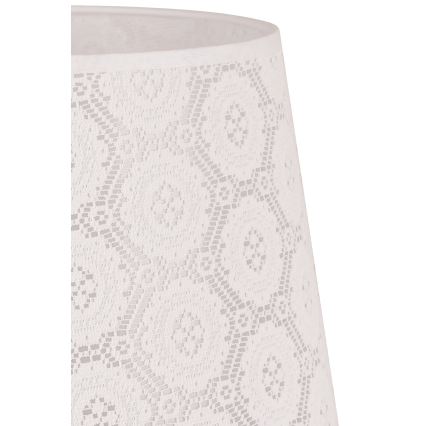 Duolla - Tienidlo k stolný lampě CLASSIC M E27 pr. 24 cm biela