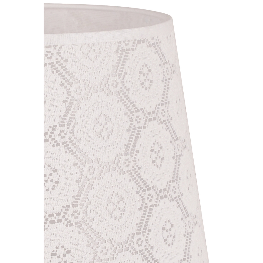 Duolla - Tienidlo k stolný lampě CLASSIC M E27 pr. 24 cm biela
