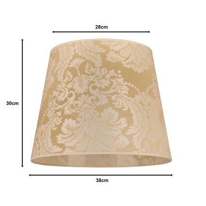 Duolla - Tienidlo univerzálna CLASSIC L E27 pr. 38 cm zlatá