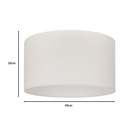 Duolla - Tienidlo univerzálne ROLLER E27 pr. 45 cm krémová