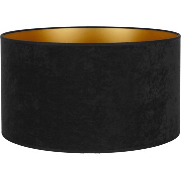 Duolla - Tienidlo univerzálne VELVET E27 pr. 35 cm čierna/zlatá