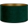Duolla - Tienidlo univerzálne VELVET E27 pr. 35 cm zelená/zlatá