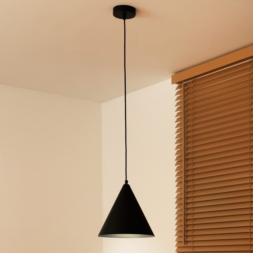 Duolla - Závesný luster IRONLINE 1×G9/3W/230V, priemer 25 cm, čierny