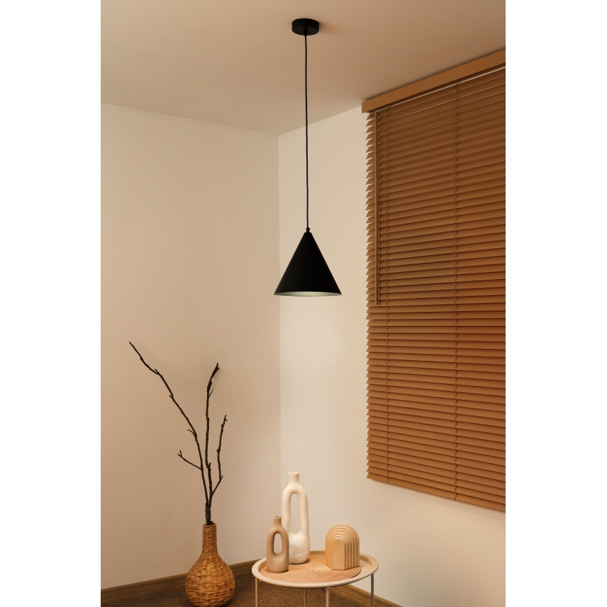 Duolla - Závesný luster IRONLINE 1×G9/3W/230V, priemer 25 cm, čierny