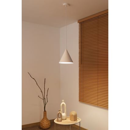 Duolla - Závesný luster na lanku IRONLINE 1xG9/3W/230V, pr. 25 cm, biela