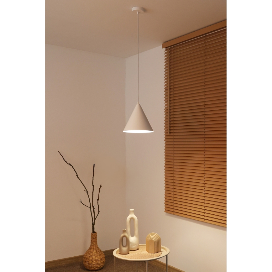 Duolla - Závesný luster na lanku IRONLINE 1xG9/3W/230V, pr. 25 cm, biela