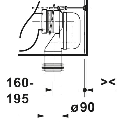 Duravit 20600900002 - kombinované WC D-CODE keramika/lesklá biela