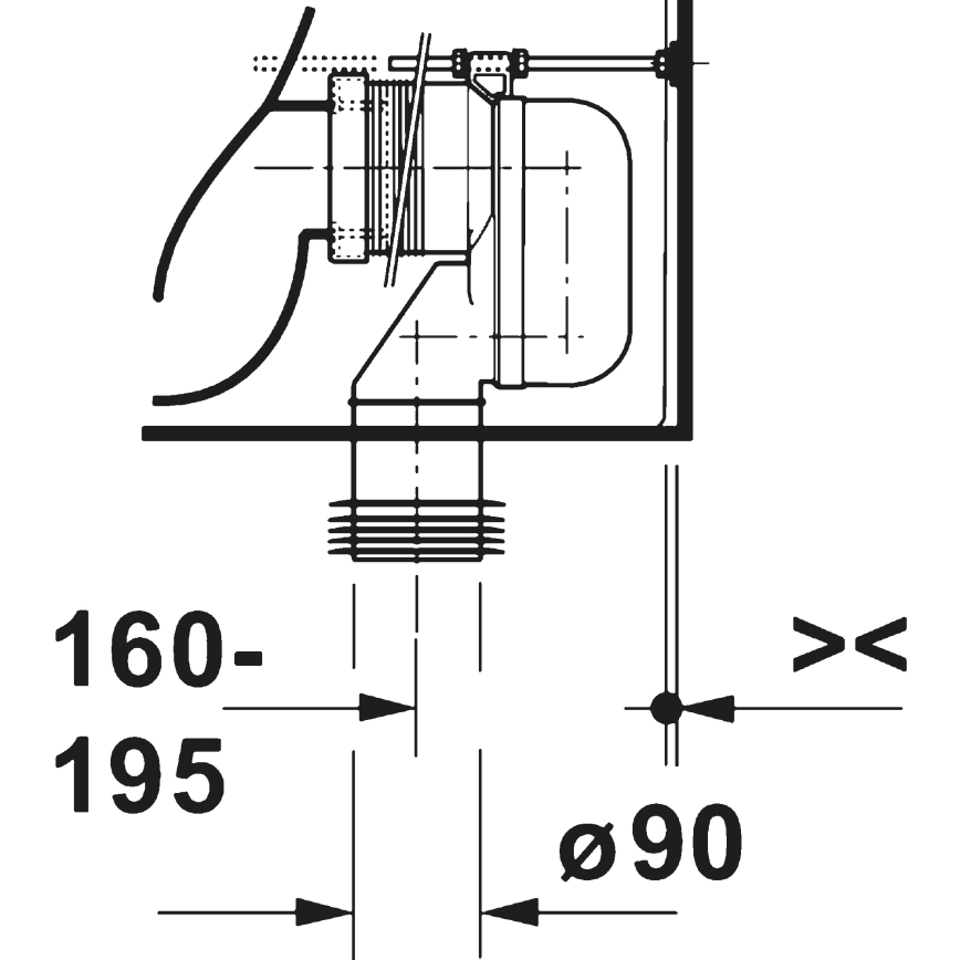 Duravit 20600900002 - kombinované WC D-CODE keramika/lesklá biela