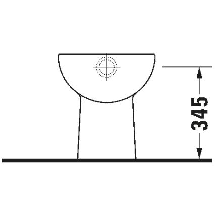 Duravit 21100100002 - Voľne stojace WC D-CODE keramika/lesklá biela