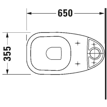 Duravit 21110100002 - kombinované WC D-CODE keramika/lesklá biela