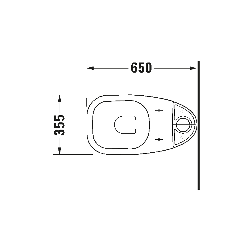 Duravit 21110100002 - kombinované WC D-CODE keramika/lesklá biela