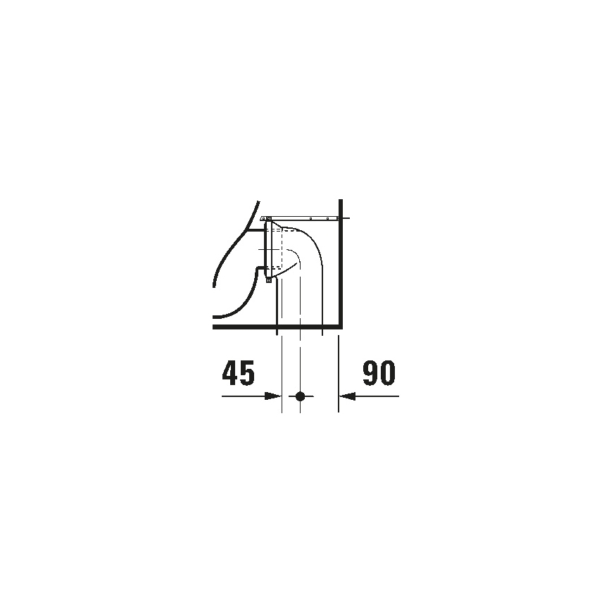 Duravit 21150900002 - Podlahové WC D-CODE keramika/lesklá biela