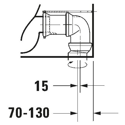 Duravit 21180900002 - WC kombi D-CODE keramika/lesklá biela