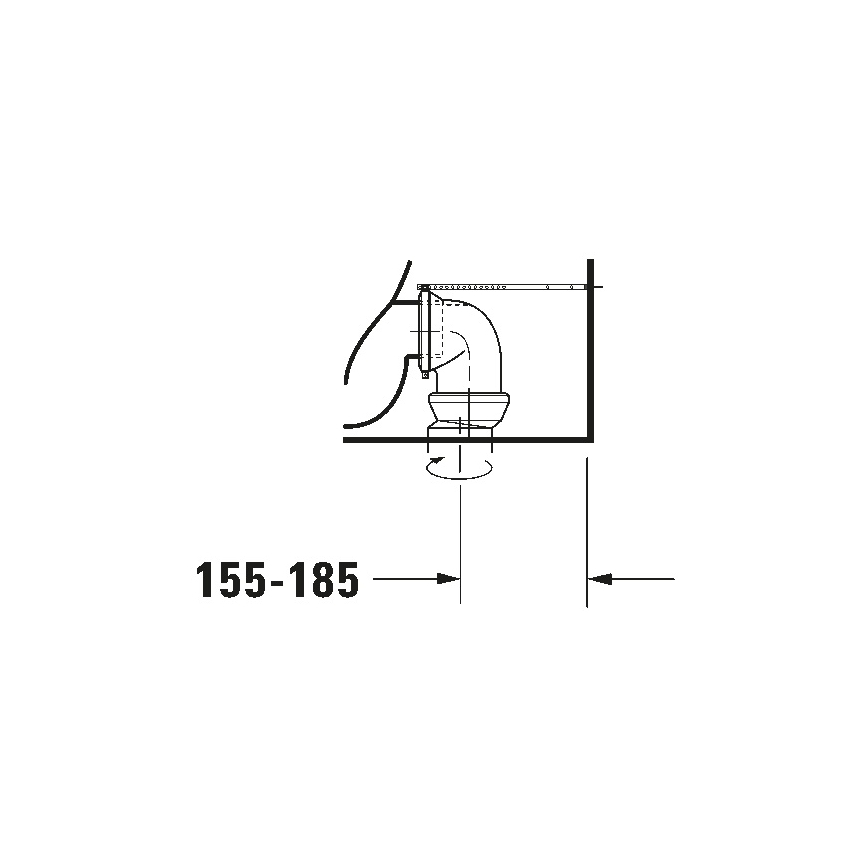 Duravit 21180900002 - WC kombi D-CODE keramika/lesklá biela