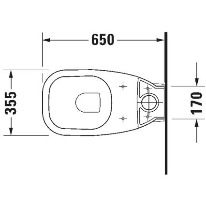 Duravit 21180900002 - WC kombi D-CODE keramika/lesklá biela