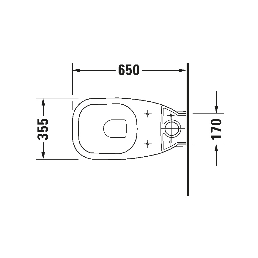 Duravit 21180900002 - WC kombi D-CODE keramika/lesklá biela