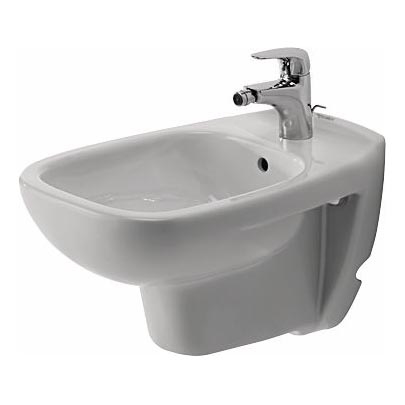 Duravit 22571500002 - Závesný bidet D-CODE keramika/lesklá biela