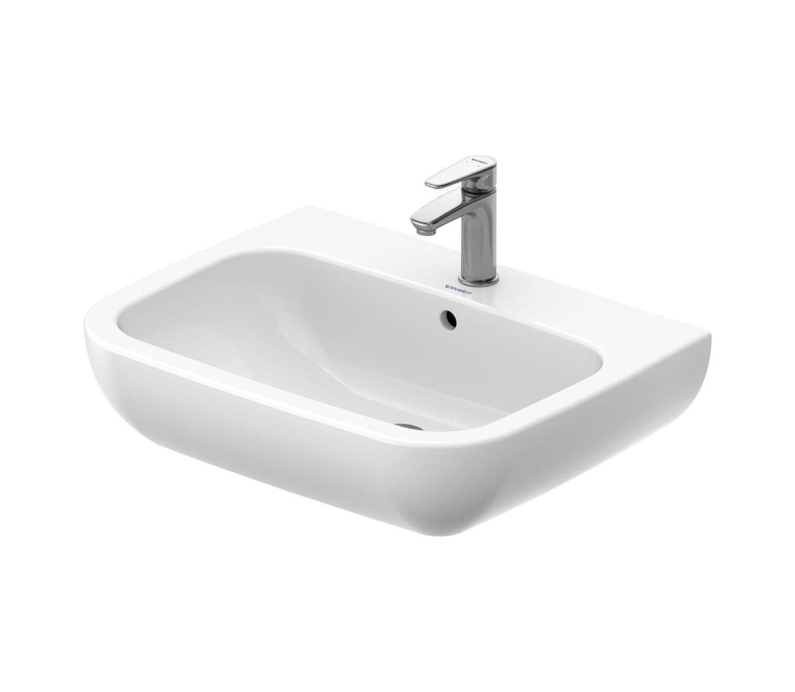 Duravit 23106500002 - Závesné umývadlo D-CODE 65x50 cm keramika/lesklá biela 23106500002