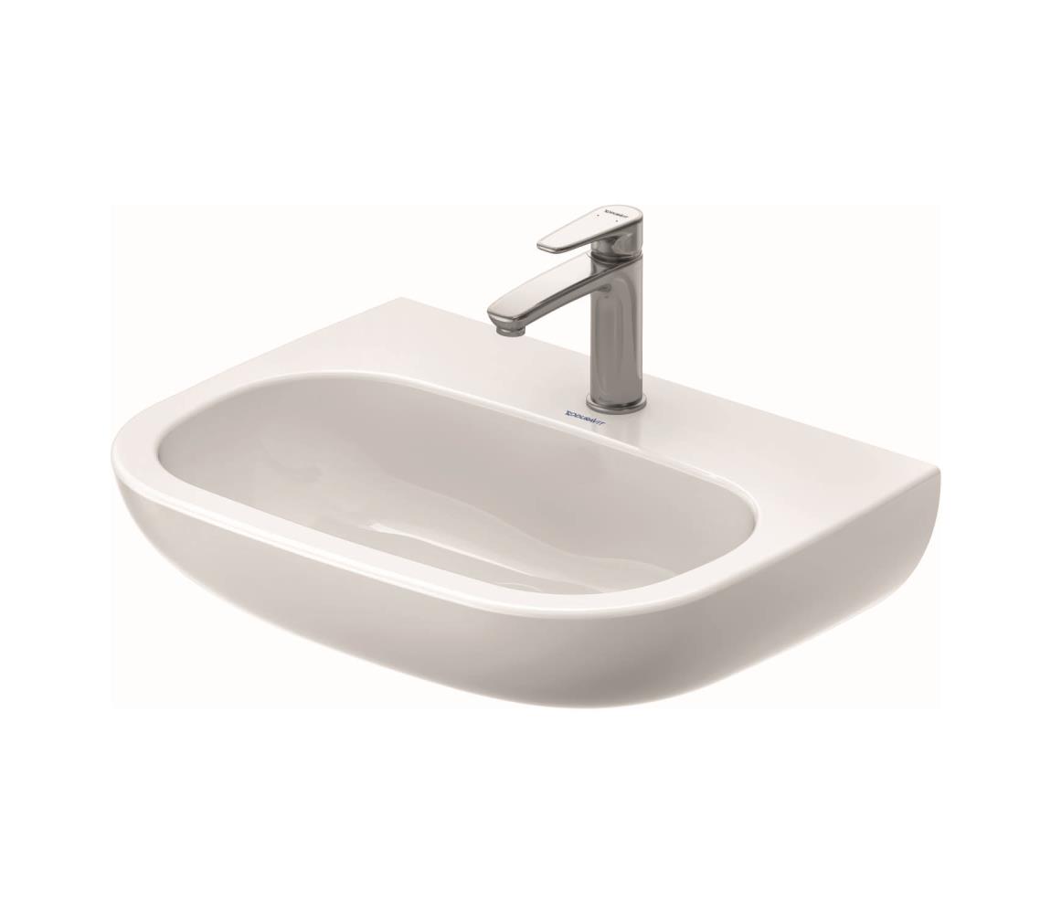 Duravit 23116000002 - Závesné umývadlo D-CODE 60x46 cm keramika/lesklá biela 23116000002