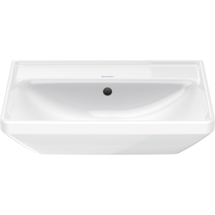 Duravit 2366550060 - Závesné umývadlo D-NEO 55 × 44 cm, keramika, lesklá biela