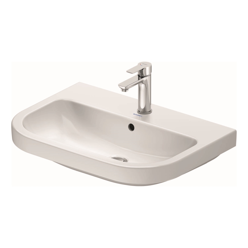 Duravit 23986500002 - Závesné umývadlo D-CODE 65x46 cm keramika/lesklá biela