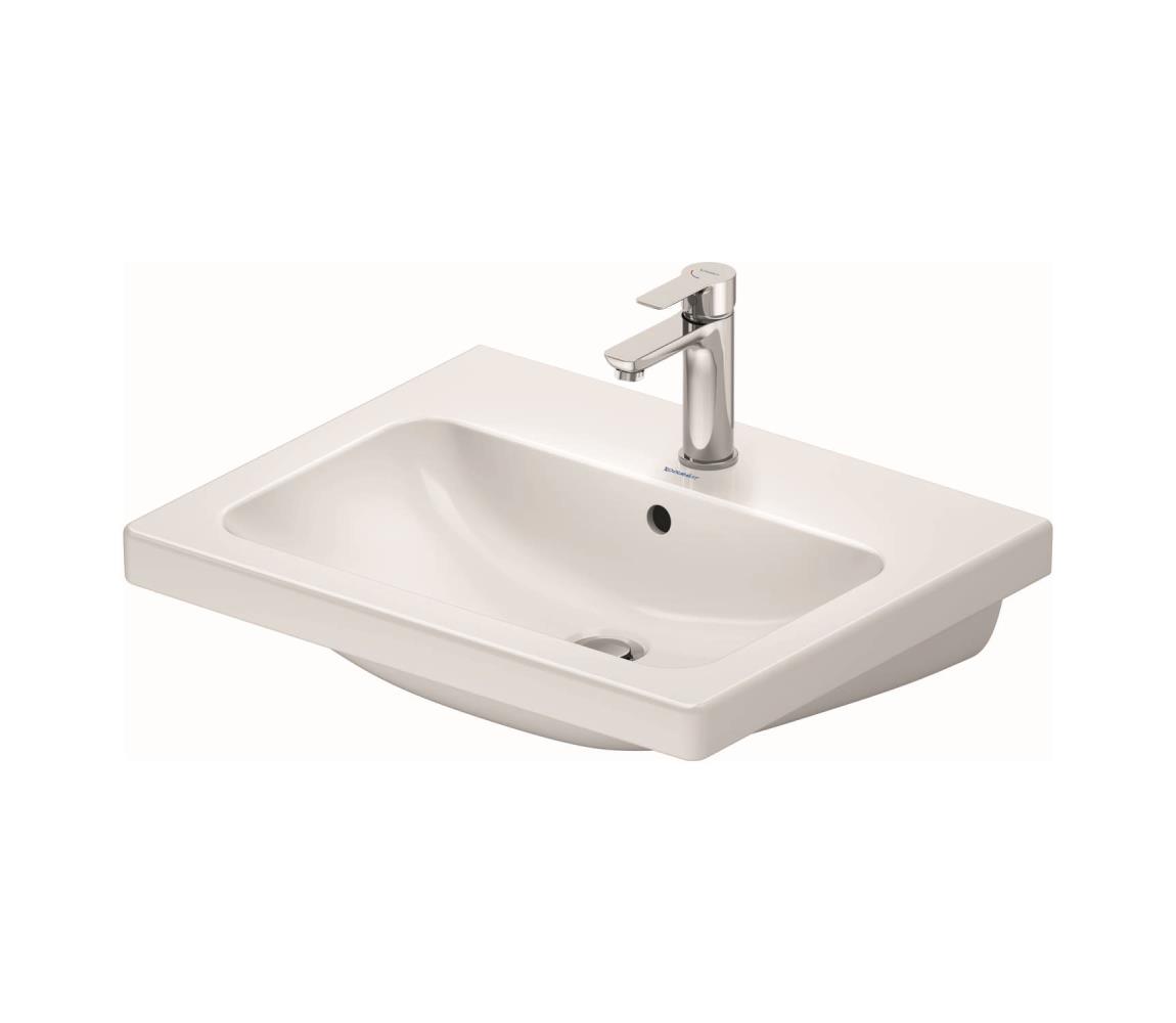 Duravit 23996000002 - Závesné umývadlo D-CODE 60x48 cm keramika/lesklá biela 23996000002
