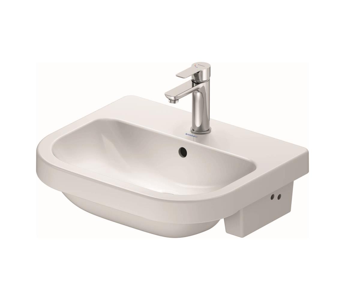Duravit 24035500002 - Zapustené umývadlo D-CODE 55x45,5 cm keramika/lesklá biela 24035500002
