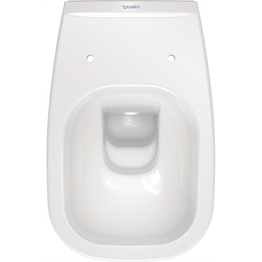 Duravit 25350900002 - Závesné WC D-CODE, keramika, lesklá biela