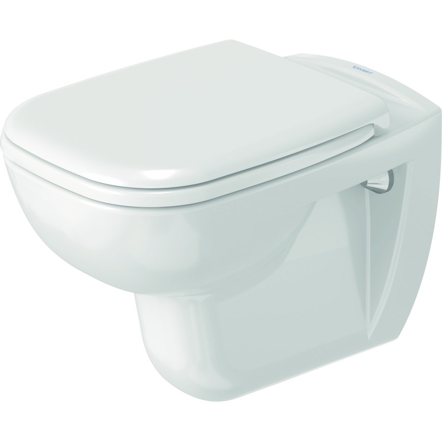 Duravit 25350900002 - Závesné WC D-CODE, keramika, lesklá biela