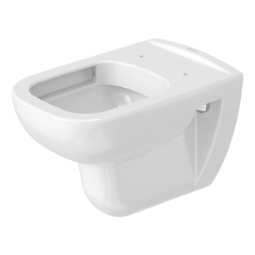 Duravit 25700920002 - Závesné bezokrajové WC D-CODE, keramika / lesklá biela