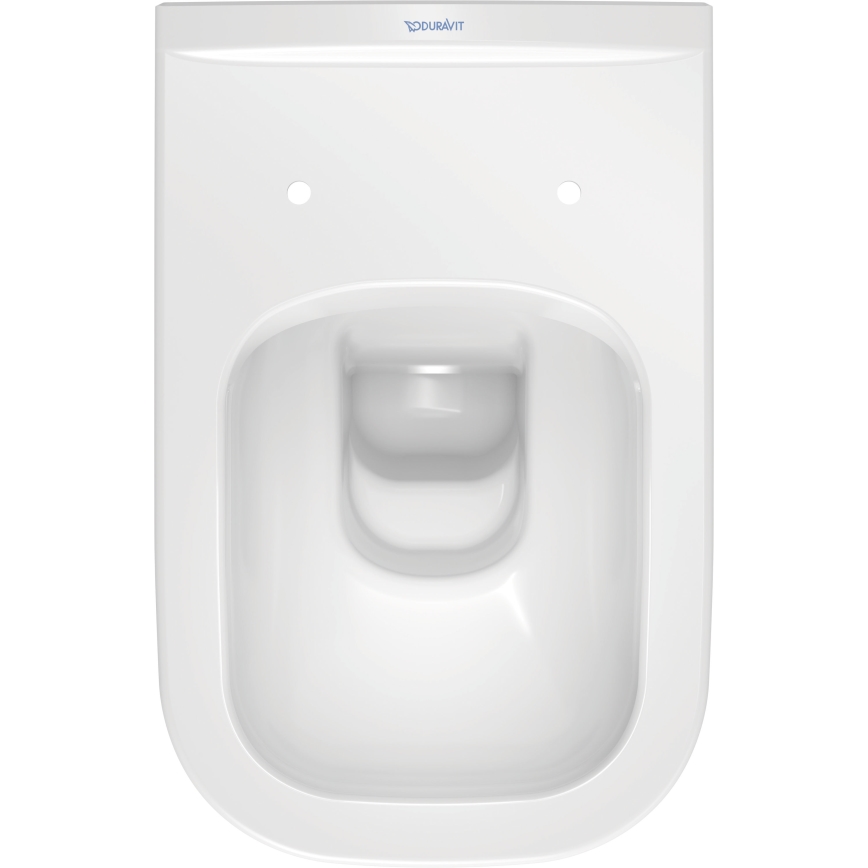 Duravit 25700920002 - Závesné bezokrajové WC D-CODE, keramika / lesklá biela