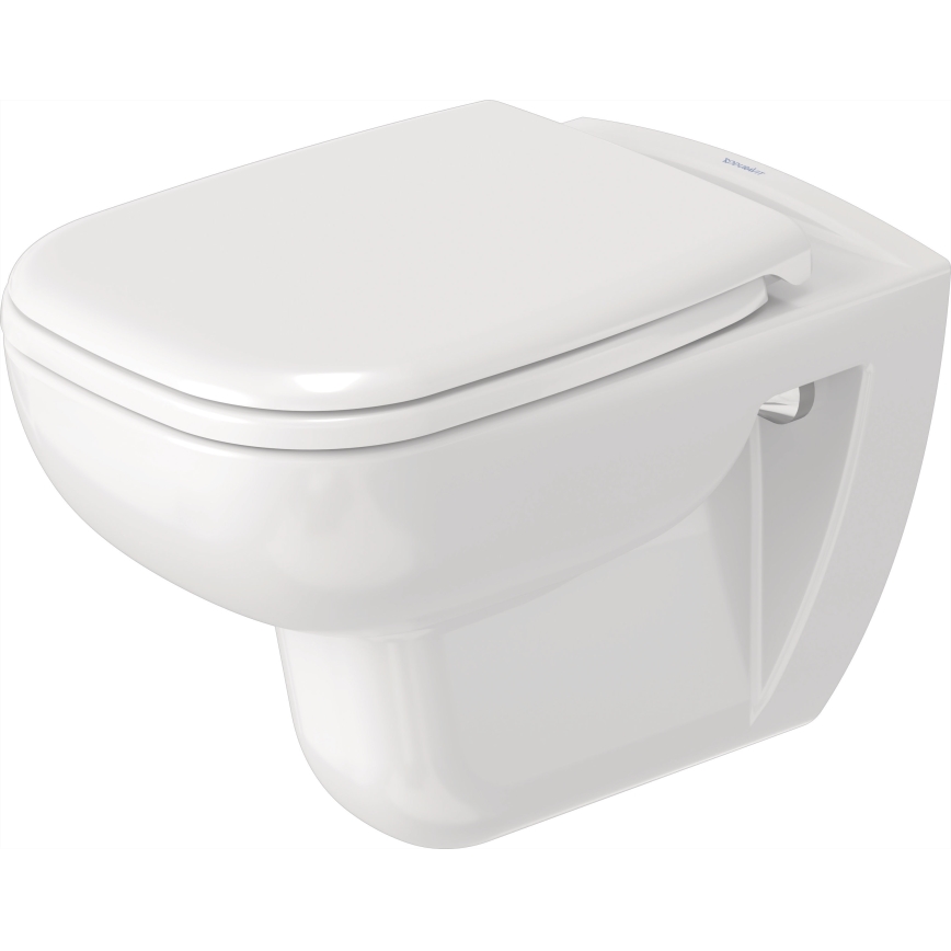 Duravit 25700920002 - Závesné bezokrajové WC D-CODE, keramika / lesklá biela