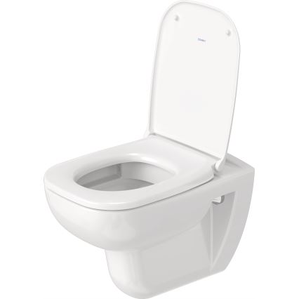 Duravit 25700920002 - Závesné bezokrajové WC D-CODE, keramika / lesklá biela