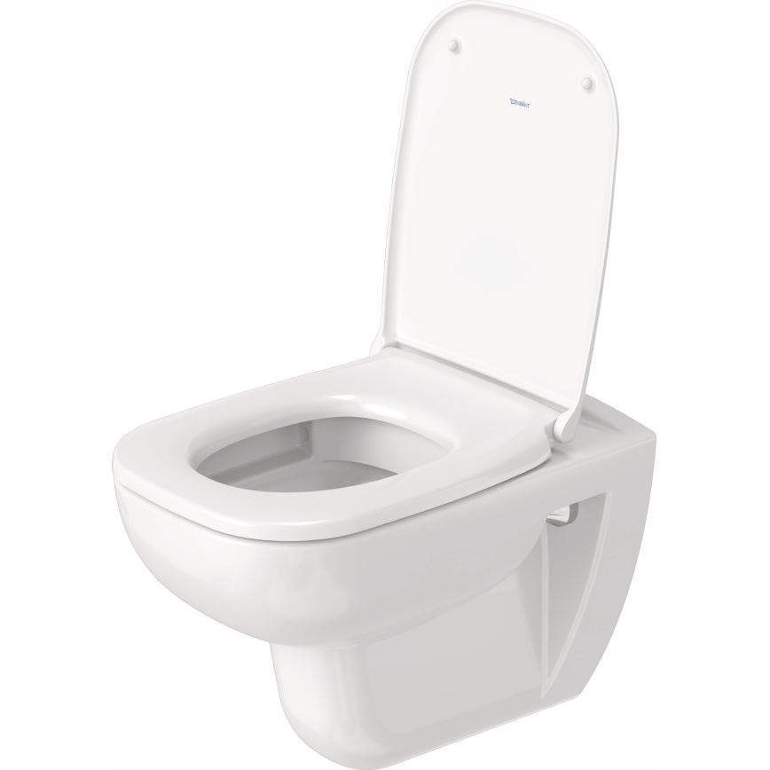 Duravit 25700920002 - Závesné bezokrajové WC D-CODE, keramika / lesklá biela