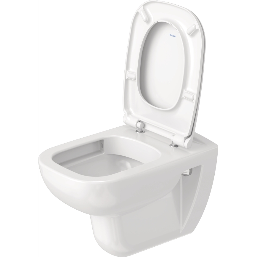 Duravit 25700920002 - Závesné bezokrajové WC D-CODE, keramika / lesklá biela