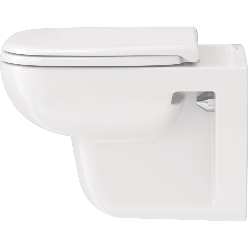 Duravit 25700920002 - Závesné bezokrajové WC D-CODE, keramika / lesklá biela