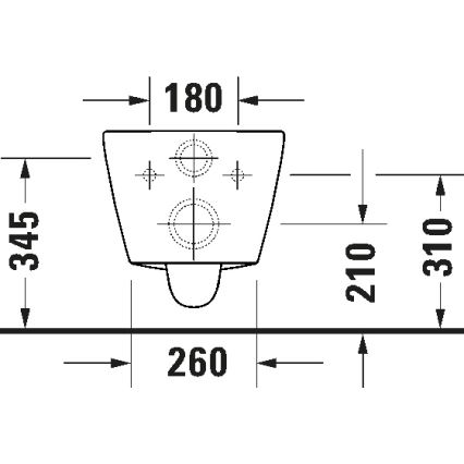 Duravit 29030900212 - Závesné WC Rimless D-CODE keramika/lesklá biela